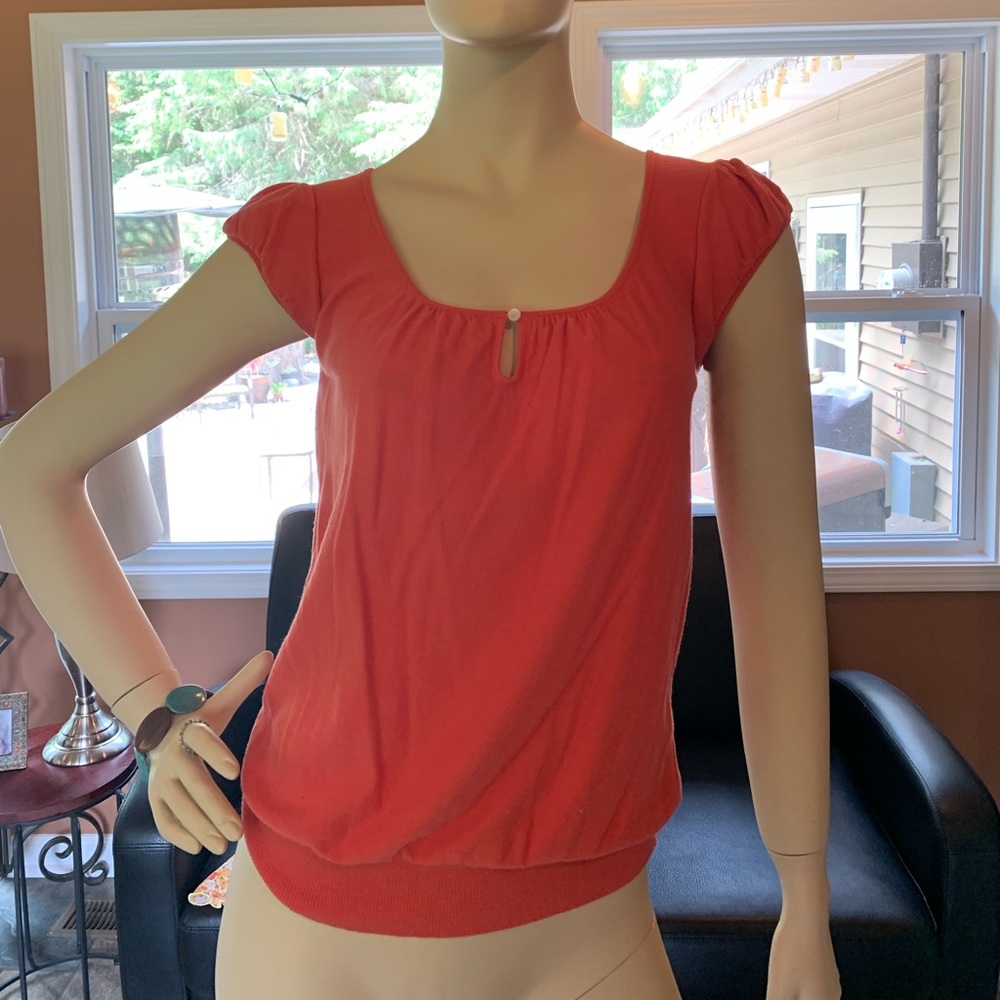blood orange blouse
